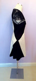 Brand New Karen Millen Black & White Dress Size 10 - Whispers Dress Agency - Womens Dresses - 2