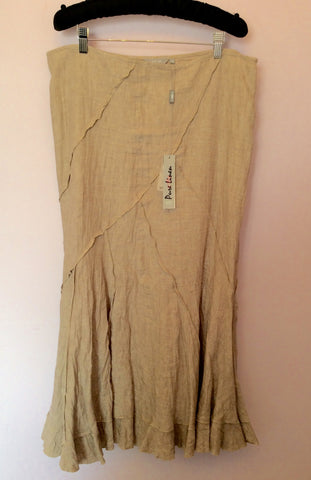 Brand New Per Una Natural Mix Long Linen Skirt Size 16 REG - Whispers Dress Agency - Sold - 2
