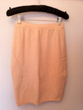 Vintage United Colours Of Benetton Pale Pink Jumper & Skirt Suit Size M - Whispers Dress Agency - Sold - 4