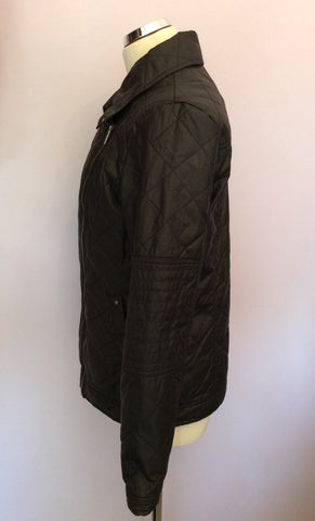 Marks & Spencer Black Quilted Lightly Padded Jacket Size 10 - Whispers Dress Agency - Womens Coats & Jackets - 3