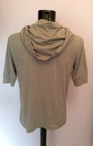All Saints Light Grey Hooded Crew Top Size S - Whispers Dress Agency - Sold - 2