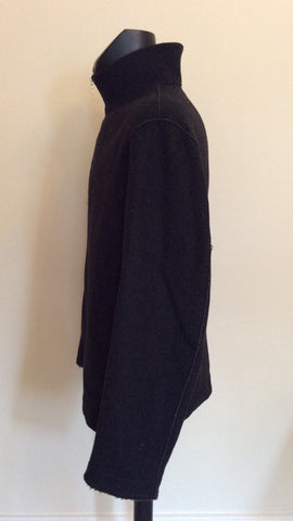 Prada Charcoal Grey Wool Blend Zip Up Jacket Size XL - Whispers Dress Agency - Sold - 5