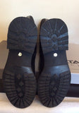 Brand New Russell & Bromley Aquatalia Black Leather Boots Size 7.5/41 - Whispers Dress Agency - Sold - 7