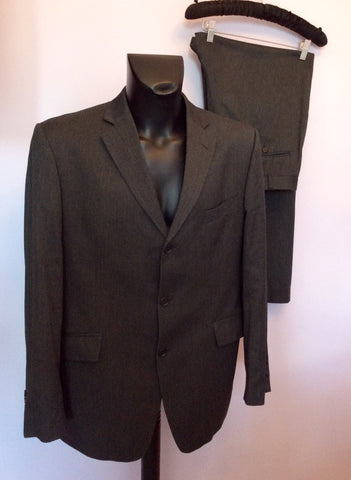 Moss Dark Grey Suit Size 42L/36W/32L - Whispers Dress Agency - Mens Suits & Tailoring - 1