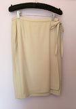 MANI CREAM WOOL JACKET & WRAP SKIRT SUIT SIZE 14 - Whispers Dress Agency - Womens Suits & Tailoring - 3