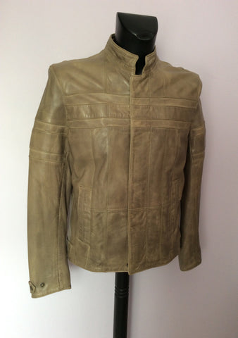 Lakeland Dark Beige Soft Leather Jacket Size 38 - Whispers Dress Agency - Sold - 2