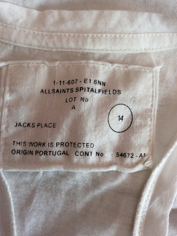 All Saints White Secret Garden Vest Size 14 - Whispers Dress Agency - Sold - 5