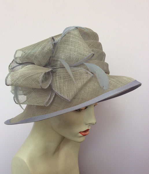 Hat Company Light Blue Formal Hat - Whispers Dress Agency - Womens Formal Hats & Fascinators - 1
