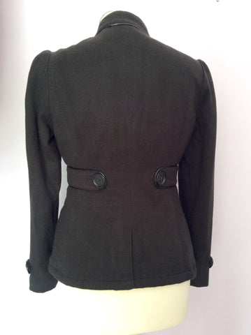 DKNY Jeans Black Double Breasted Jacket Size S - Whispers Dress Agency - Womens Coats & Jackets - 3