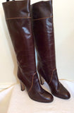 Vintage Bottazzin Dark Brown Leather Boots Size 4/37 - Whispers Dress Agency - Vintage Shoes - 3