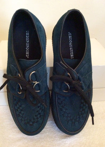 Brand New Underground Dark Green Suede Wulfron Creepers Size 6/39 - Whispers Dress Agency - Sold - 2