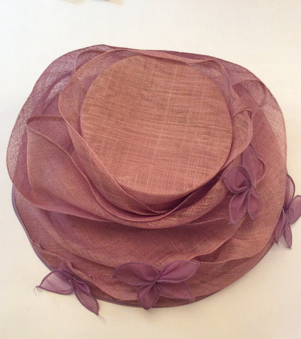 Occasions By Failsworth Millinery Dusky Pink & Lilac Flower Trim Formal Hat - Whispers Dress Agency - Womens Formal Hats & Fascinators - 6