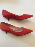 Brand New Carvela Coral Suede Kitten Heels Size 7/40 - Whispers Dress Agency - Sold - 2
