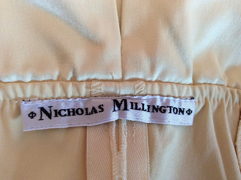 Nicholas Mllington Lemon Bustier & Skirt Suit Size 10 - Whispers Dress Agency - Womens Suits & Tailoring - 4