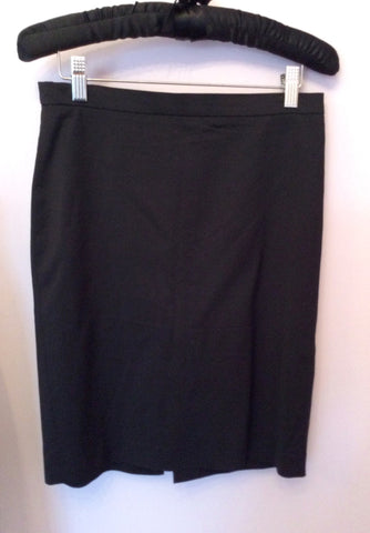 French Connection Black Wool Blend Skirt Suit Size 8/10 - Whispers Dress Agency - Sold - 4
