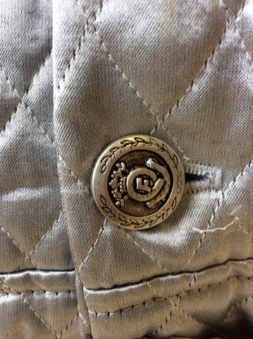 LORI ANN MONTREAL SILVER QUILTED JACKET SIZE 14 - Whispers Dress Agency - Womens Coats & Jackets - 5