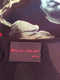 Frank Usher Black Floral Print Top & Long Skirt Size 18 - Whispers Dress Agency - Sold - 6