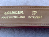 Vintage Jaeger Coral Pink Suede 1.5 Inch Belt Size 28" - Whispers Dress Agency - Sold - 2