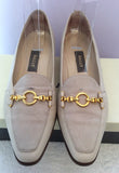 In Box Bally Beige Leather Court Shoes Size 5/38 - Whispers Dress Agency - Sold - 3