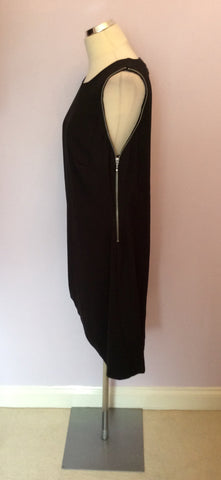 Brand New Pied A Terre Black Zip Side Dress Size 16 - Whispers Dress Agency - Womens Dresses - 3
