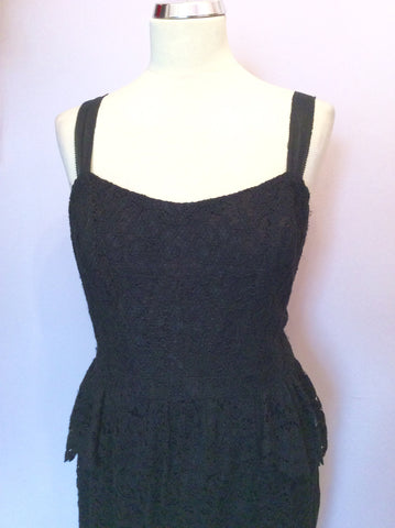 Brand New Whistles Black Lace 'Patience' Dress Size 14/16 - Whispers Dress Agency - Womens Dresses - 3