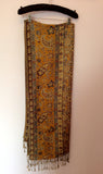 Brand New Golds, Blues & Reds Print Wool Wrap - Whispers Dress Agency - Womens Scarves & Wraps - 2