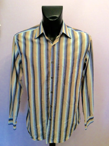Paul Smith Stripe Cotton Shirt Size 16" - Whispers Dress Agency - Mens Formal Shirts - 1