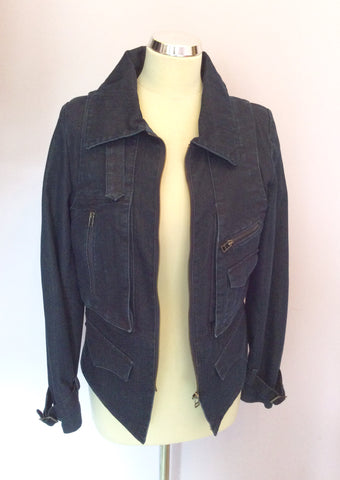 Lakeland Dark Blue Denim Jacket Size 12 - Whispers Dress Agency - Sold - 3