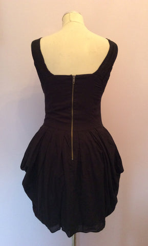 All Saints Black Cotton Beaujolais Dress Size 8 - Whispers Dress Agency - Sold - 4