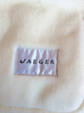 Jaeger Winter White Hooded Jacket Size 14 - Whispers Dress Agency - Womens Coats & Jackets - 3