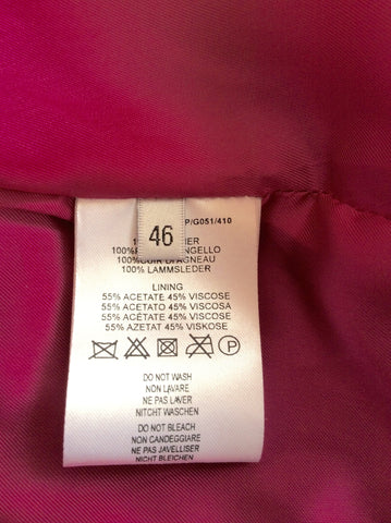 Brand New Paul Smith Purple Suede Biker Jacket Size 46 UK 14 - Whispers Dress Agency - Sold - 6