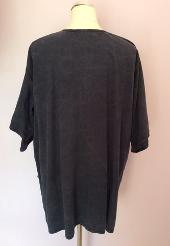 Jacqueline Beverley Blue Linen & Cotton Jacket Size XL - Whispers Dress Agency - Womens Coats & Jackets - 3