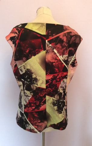 Brand New Per Una Speziale Multi Coloured Print Top Size 18 - Whispers Dress Agency - Womens Tops - 2