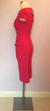 BRAND NEW DIVA CATWALK HOT PINK WIGGLE PENCIL DRESS SIZE L - Whispers Dress Agency - Sold - 3