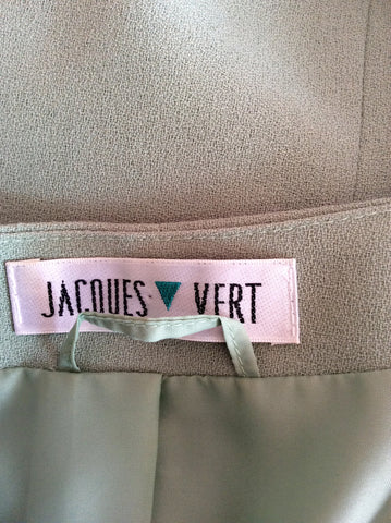 Jacques Vert Light Green Skirt & Jacket Suit Size 18 Fit UK 16 - Whispers Dress Agency - Womens Suits & Tailoring - 4