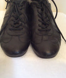 Prada Black Leather Trainers Size 9/43 - Whispers Dress Agency - Sold - 3