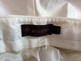 Mulberry Ivory Linen Trousers Size 14 - Whispers Dress Agency - Sold - 3