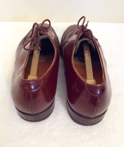 Loake Tan Brown All Leather Lace Up Shoes Size 9.5 /44 - Whispers Dress Agency - Mens Formal Shoes - 4