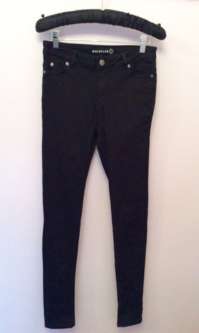 Whistles Black Skinny Leg Jeans Size 24W/30L - Whispers Dress Agency - Sold - 1
