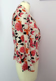 Peter Martin Floral Print Linen Skirt & Jacket Suit Size 12 - Whispers Dress Agency - Womens Suits & Tailoring - 3