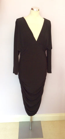 BRAND NEW SARA BERNSHAW BLACK OCCASION/COCKTAIL DRESS SIZE 16 - Whispers Dress Agency - Womens Dresses - 1