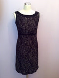 Per Una Black & Grey Print Dress & Coat Suit Size 8/10 - Whispers Dress Agency - Womens Suits & Tailoring - 4