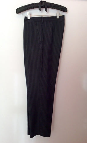 Marks & Spencer Sartorial Navy Blue Pinstripe Suit Size 40S/ 34W - Whispers Dress Agency - Mens Suits & Tailoring - 6