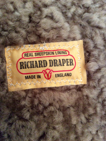 Brand New Richard Draper Brown Suede Sheepskin Lined Boots Size 5/38 - Whispers Dress Agency - Sold - 5