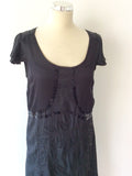 NOA NOA CHARCOAL EMBROIDERED & SEQUINNED DRESS SIZE M - Whispers Dress Agency - Womens Dresses - 2