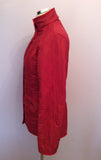 Barbour Red Cavalary Polarquilt Jacket Size 12 - Whispers Dress Agency - Sold - 4