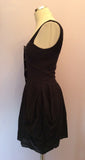 All Saints Black Cotton Beaujolais Dress Size 8 - Whispers Dress Agency - Sold - 3